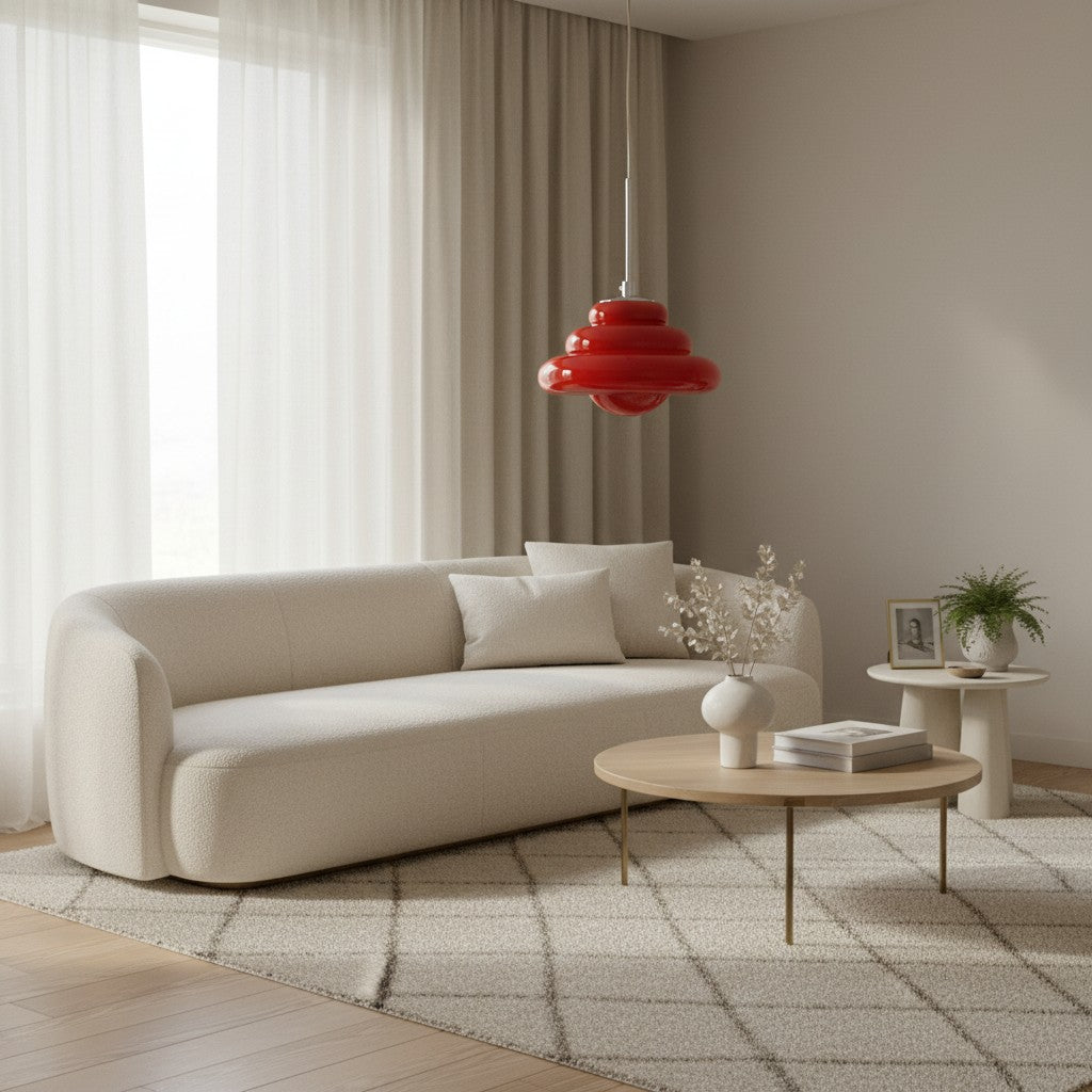 Suspension Cirren à couches - Verre moderne pour salons ou chambres