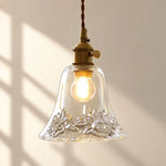 Cargar imagen en el visor de la Galería, Glass Flower Vase Pendant Light