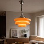 Charger l'image dans la visionneuse de galerie, Orange Layered Glass Pendant Light