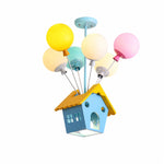Bild in Gallery-Viewer laden, Colorful Balloon House LED Pendant Light for Kids Rooms