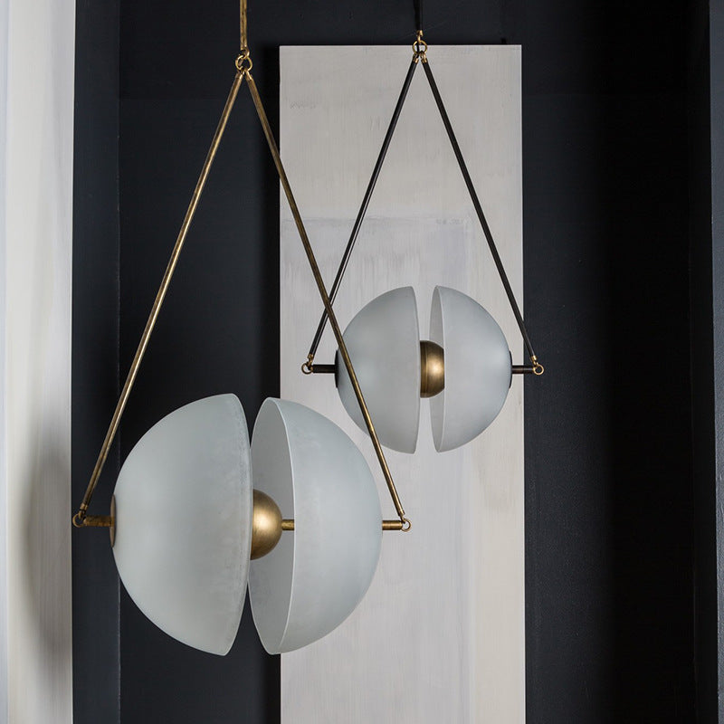 Suspension moderne en verre nordique Éclat
