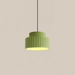 Charger l&#39;image dans la visionneuse de galerie, Lampe suspendue en résine de style nordique traditionnel orange câblée
