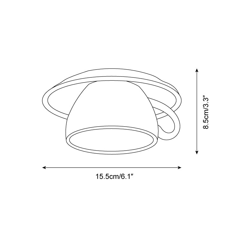 Lámpara de techo Teacup