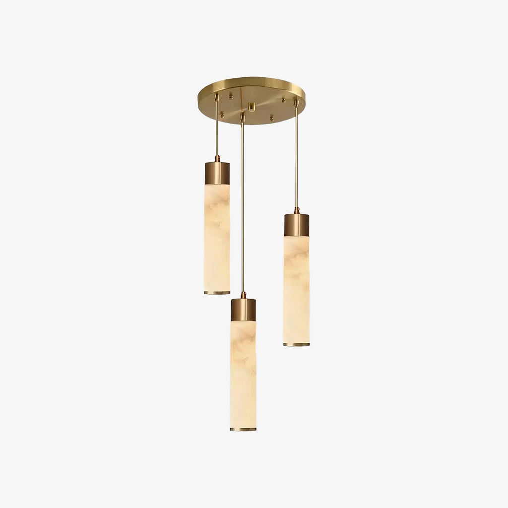 Suspension cylindrique minimaliste Solaryx - Lampe de style moderne pour cuisine ou salle à manger