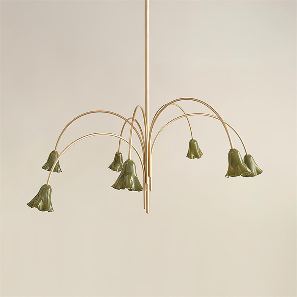 Bellina Modern Blooming Flower Chandelier – Soft Ambient Lighting for Contemporary Spaces