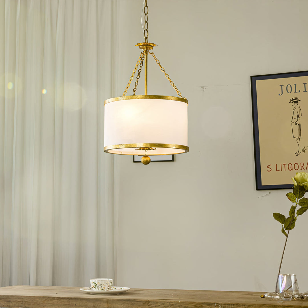 Broche Trommel Anhänger Lampe