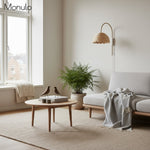 Load image into Gallery viewer, Olvara Rattan Bubble Sconce – Natural Woven Wall Lamp for Bedrooms
