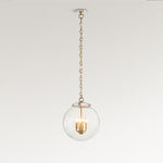 Load image into Gallery viewer, Sterling Minimalist Glass Pendant Collection - Vintage Brass Lighting Design

