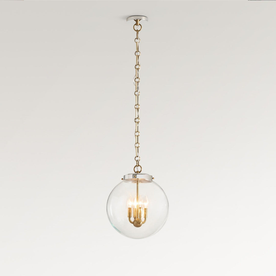 Sterling Minimalist Glass Pendant Collection - Vintage Brass Lighting Design