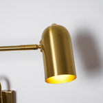 Load image into Gallery viewer, Adjustable Arm Plug In Wall Lamp