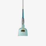 Charger l&#39;image dans la visionneuse de galerie, Suspension en verre soufflé à la main - Fer bonbon coloré, couleurs mélangées, pour l&#39;intérieur
