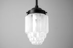 Charger l&#39;image dans la visionneuse de galerie, Tierlux Glass Pendant Light - Art Deco Globe Design

