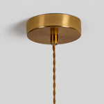 Cargar imagen en el visor de la Galería, 09 brushed brass canopy cord detail