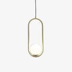 Charger l'image dans la visionneuse de galerie, Suspension Moderne Halozen - Lampe Suspendue Décorative au Profil Ovale Doux pour Salon