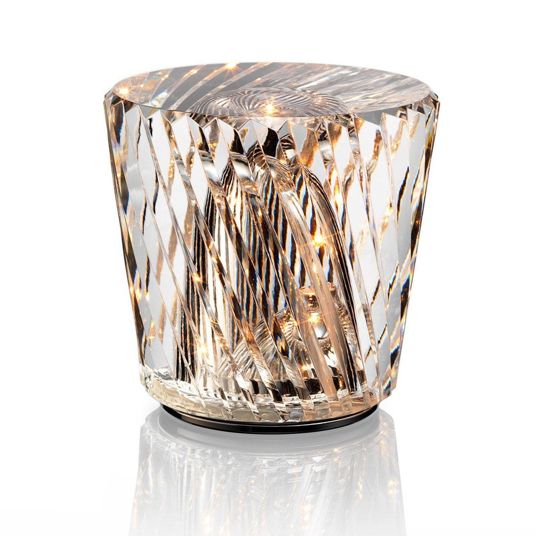 Lampe de table en cristal diamant (batterie intégrée)