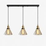 Load image into Gallery viewer, Industrial Glass Pendant Light