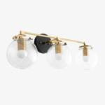 Load image into Gallery viewer, Glorica Glass 3 Shade Globe Vanity Light - Soft Bathroom Light Fixture
