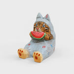 Cargar imagen en el visor de la Galería, Hand-carved wooden animal phone stand