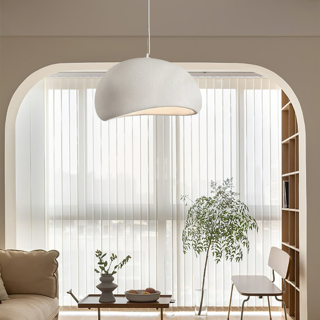 Sculptural Polystyrene Ceiling Pendant Light
