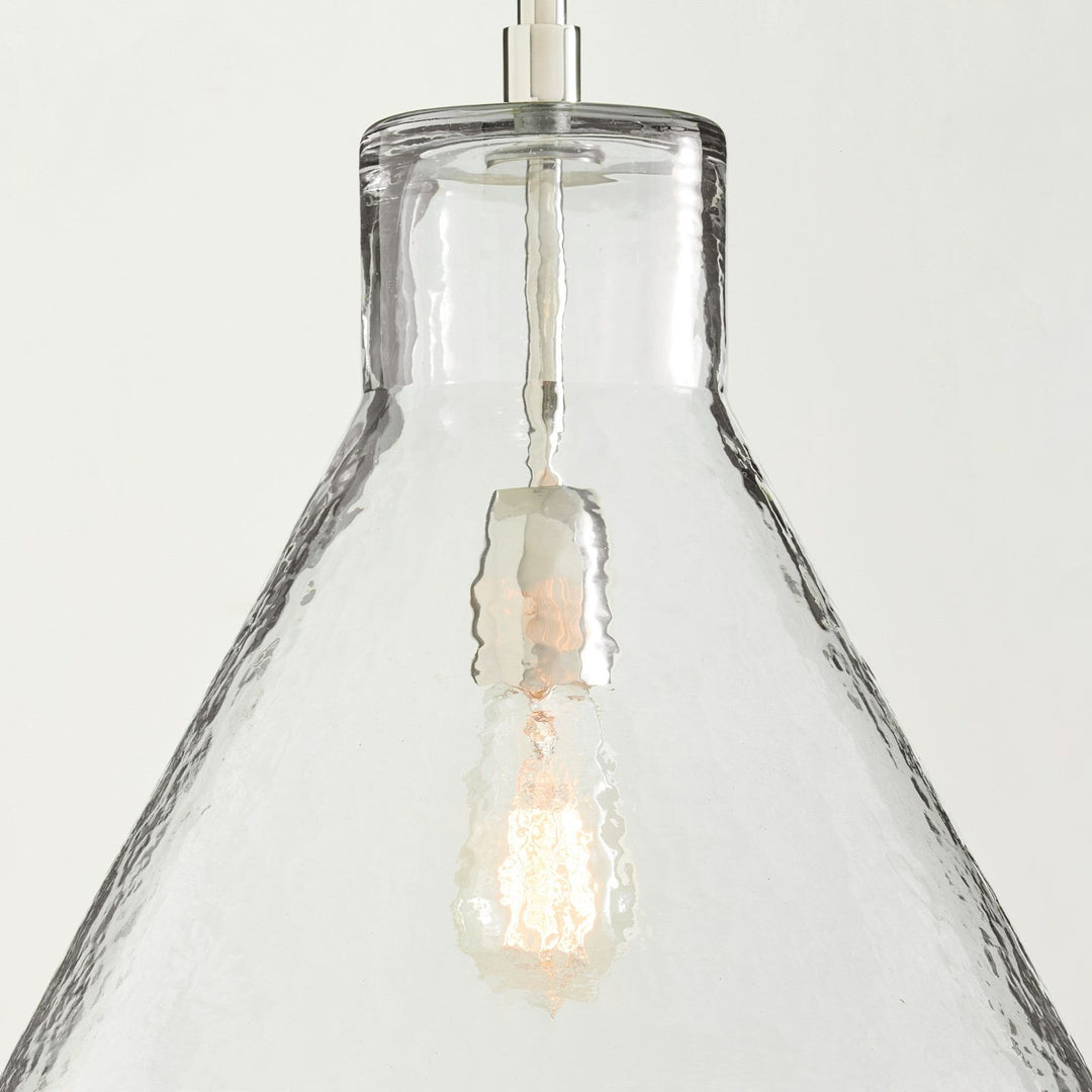 Colección de lámparas colgantes de cristal Glavira: vidrio reciclado para la cocina