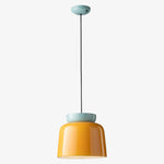 Load image into Gallery viewer, Fiesta Ceramic Bowl Pendant Light – Modern Colorful Ceiling Lamp for Kitchens and Dining Rooms