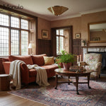 Cargar imagen en el visor de la Galería, Lámpara de techo Bellina con elegante marco metálico geométrico: luminaria moderna para el hogar o la oficina