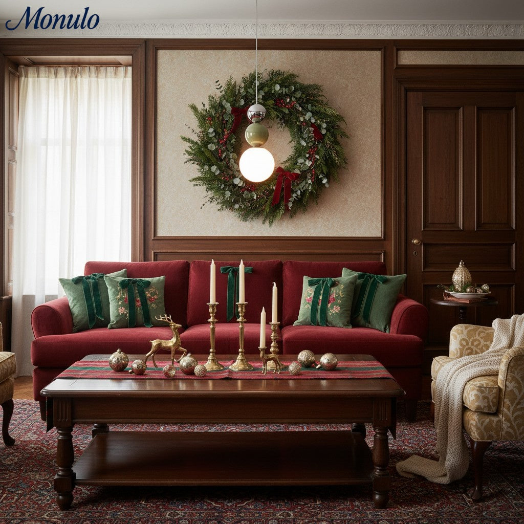 Lámpara colgante moderna Verdoma con esfera triple de vidrio brillante, estilo minimalista para comedores y salas de estar