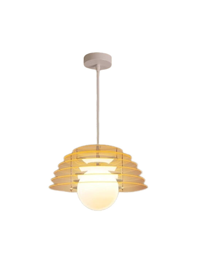 Lámpara colgante Sunrise – Lámpara colgante de ambiente con geometría Bauhaus Memphis – AFTERGLOW S5