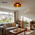 Cargar imagen en el visor de la Galería, Luz de techo empotrada de vidrio multicapa escultórica Verdoma Diseño moderno escandinavo para espacios de vida