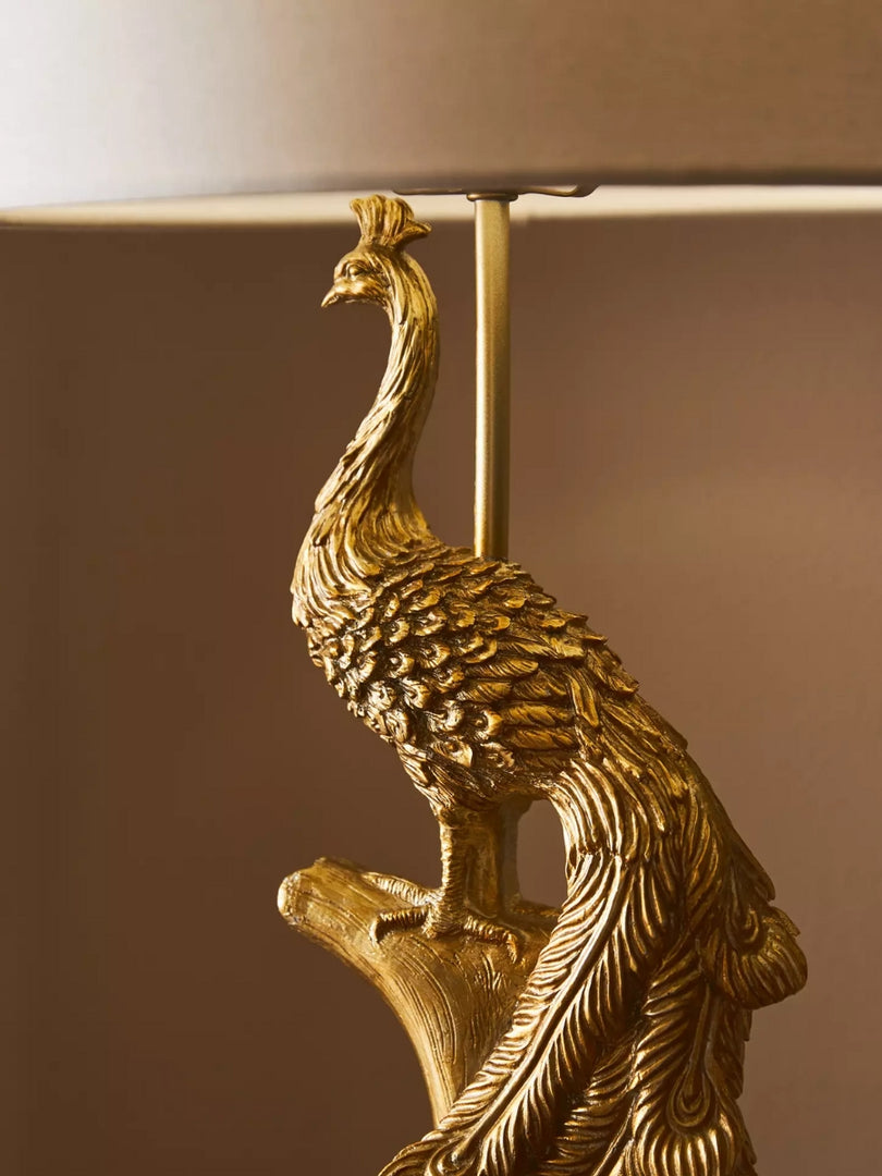 Pawdia Animal Bedside Table Lamp - Classic Fabric Shade Lighting