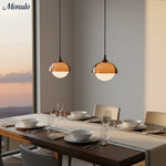 Charger l'image dans la visionneuse de galerie, Lampe suspendue vintage Sunset Afterglow, lampe suspendue décorative d'ambiance pour chambre et coin lecture