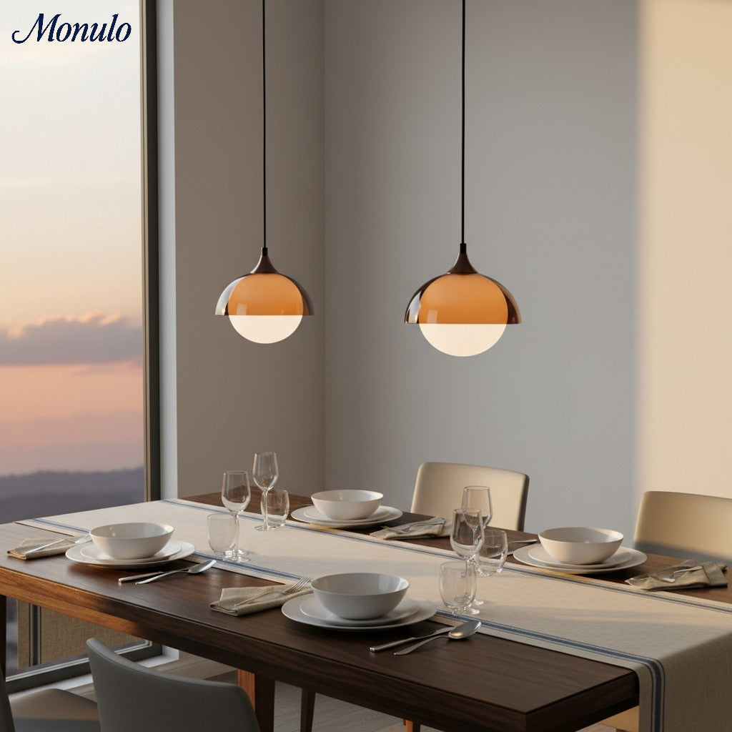 Lampe suspendue vintage Sunset Afterglow, lampe suspendue décorative d'ambiance pour chambre et coin lecture