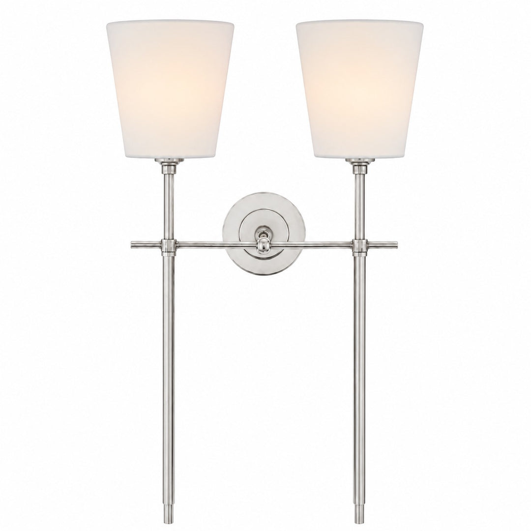 Rowan Classic Fabric Shade Wall Sconce Elegant Style - Bedroom Bedside Lighting