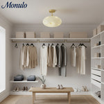 Load image into Gallery viewer, Orra Opal Glass Minimalist Ceiling Fixture - Modern Style for Living Room