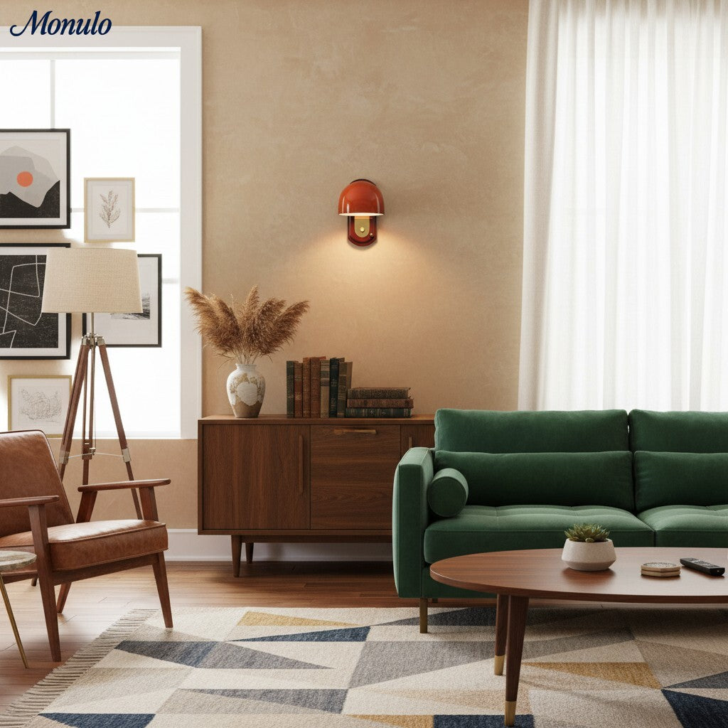 Lampes murales sculpturales Livessa - Métal moderne et verre pour chambres et salons