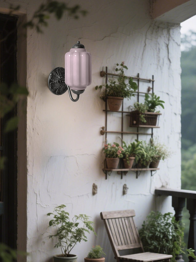 Vintage Milk Glass Sconce Bedside Hallway Eloise Wall Sconce