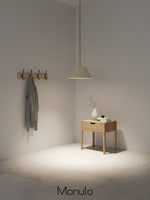 Load image into Gallery viewer, Foldray Leather Drum Pendant Light - Nordic Brass Fixture for Dining
