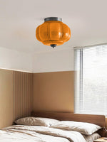 Load image into Gallery viewer, Retro Milk Semi Flush Mount Eloise Ceiling Light
