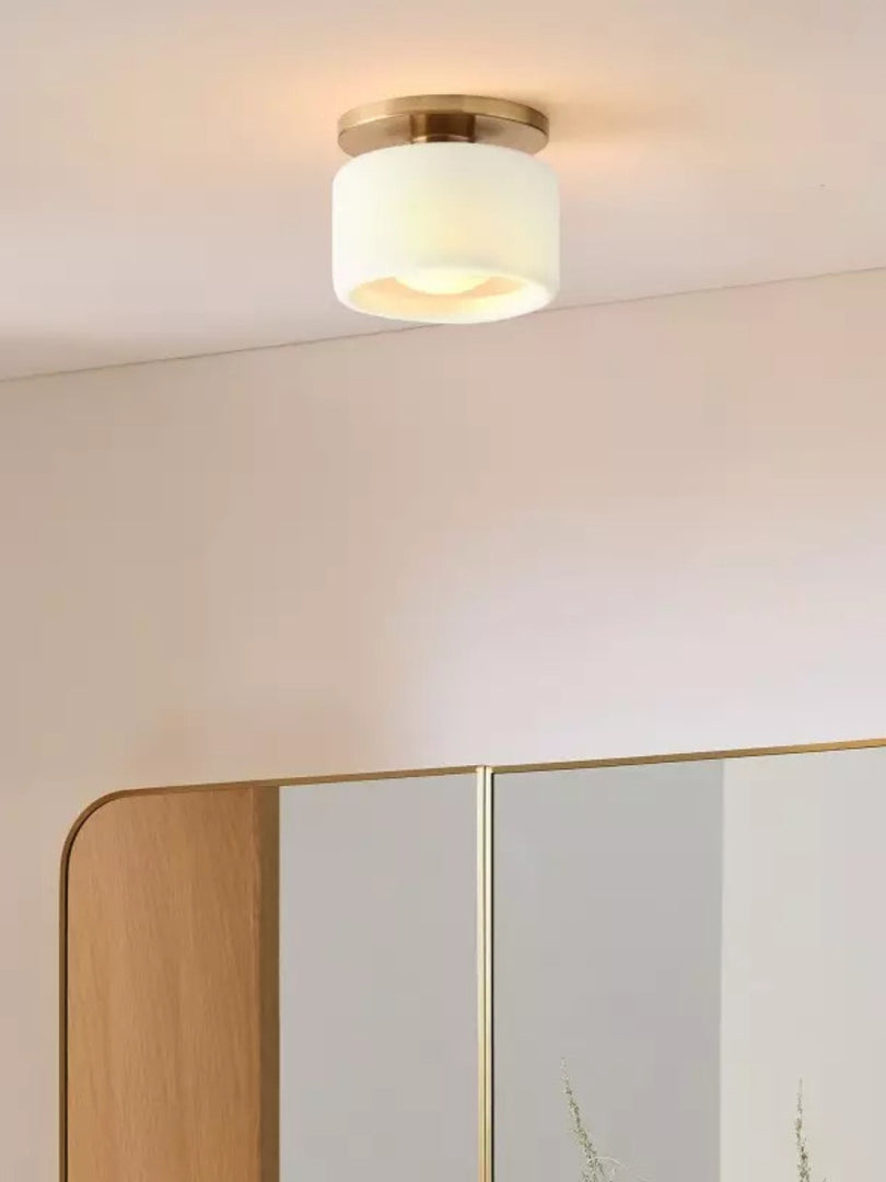 Modern Porcelain Flush Mount Ceiling Light