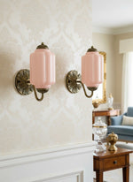 Load image into Gallery viewer, Vintage Milk Glass Sconce Bedside Hallway Eloise Wall Sconce
