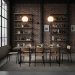 Charger l&#39;image dans la visionneuse de galerie, Lustre globe en verre courbé Glorica – Luminaire moderne pour chambre 
