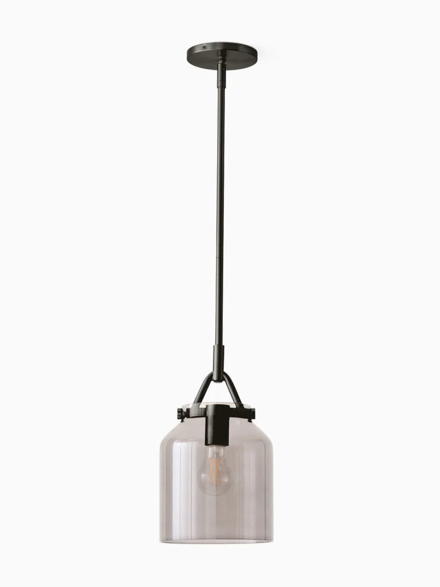 Hanton Nordic Metal Henry Pendant Light - Minimalist Glass And Metal Shade