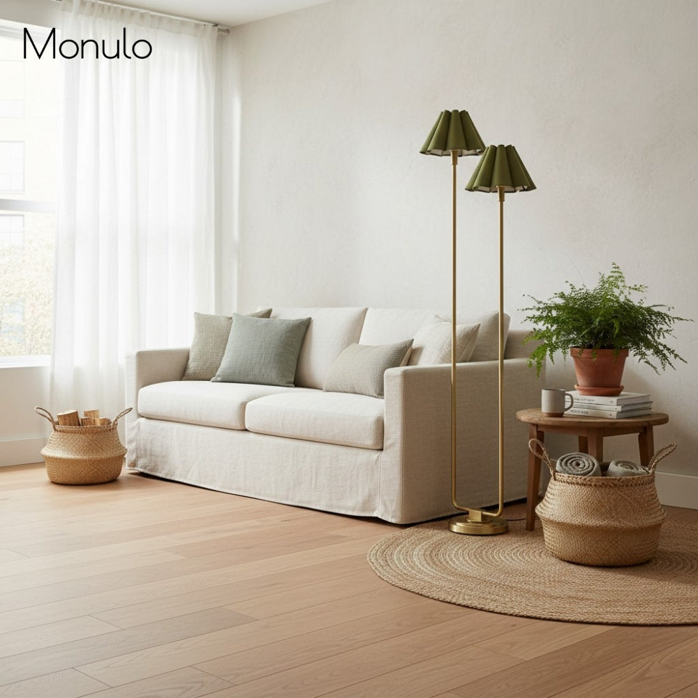 Capirise Elegant Wrinkles Floor Lamp – Contemporary Lamp for Bedroom & Living Room