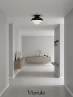Load image into Gallery viewer, Hanton Metal Shade Ceiling Light - Modern Henry Flush Mount For Bedroom
