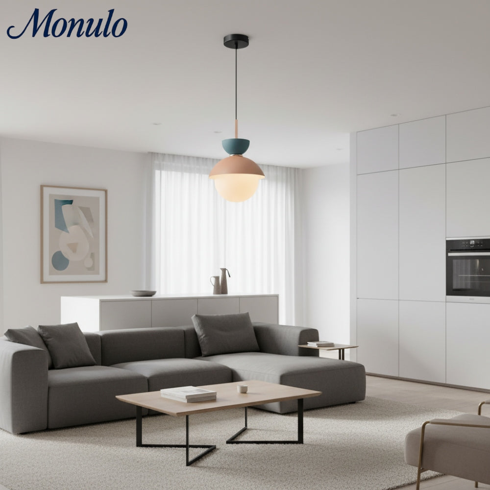 Lampe suspendue macaron nordique minimaliste Frovela pour salle à manger et coins cosy