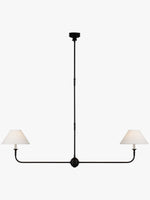 Load image into Gallery viewer, Sleek Chandelier Featuring Layered Linear Silhouette
