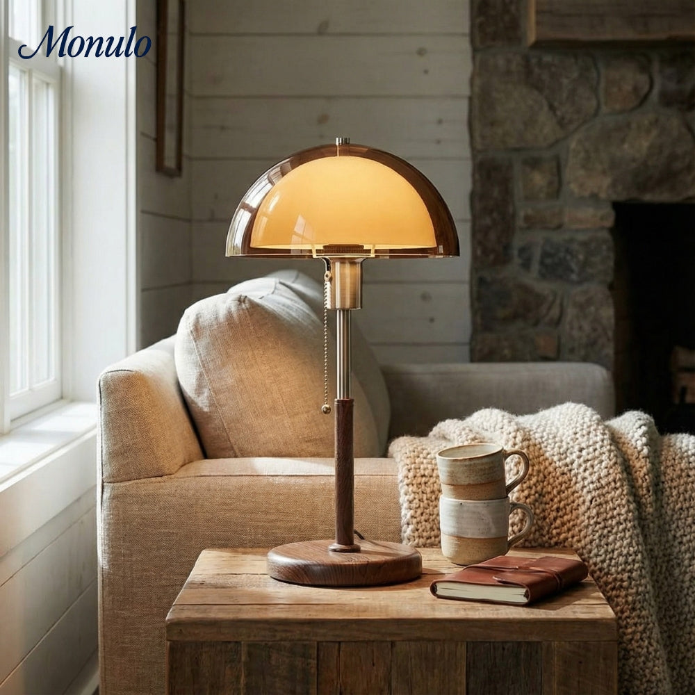 Lampe de table d'appoint moderne Sunset Afterglow - Lampe au style rétro pour chambre ou bureau