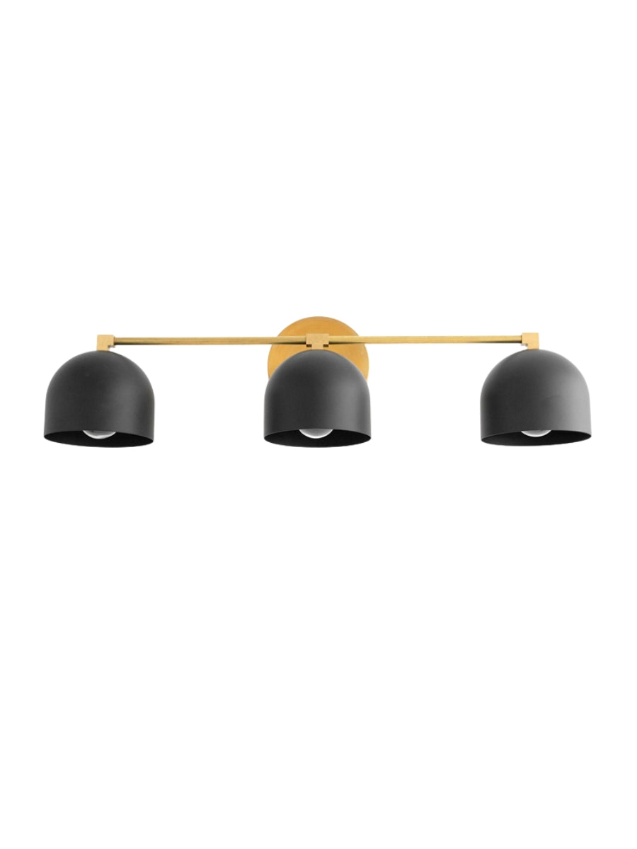 Metio Dome Vanity Wall Light – Mid-Century Fixture for Bathroom