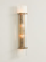 Load image into Gallery viewer, Lumora Crystal Up Down Wall Light – Double Wall Sconce for Bedroom
