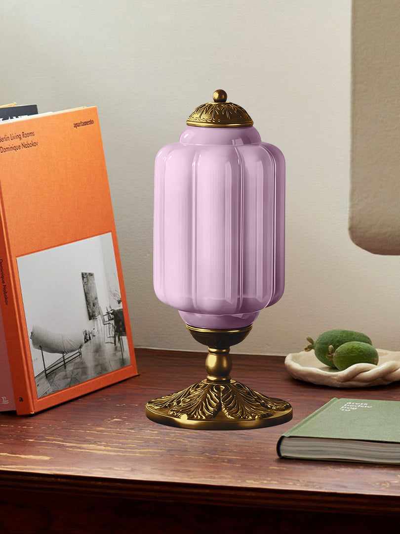 Vintage Glass LED Eloise Table Lamp 